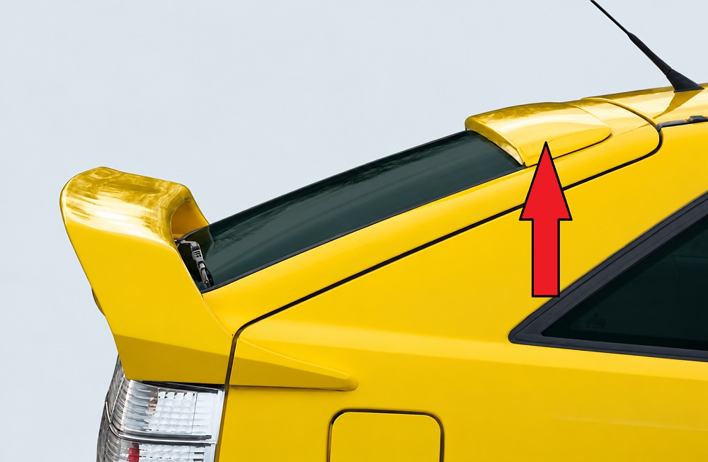 VW Corrado Rear Window Cover / Spoiler - Image 2