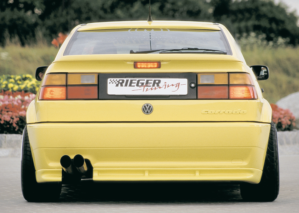 VW Corrado Two Piece Rear Lower Apron ABS Plastic