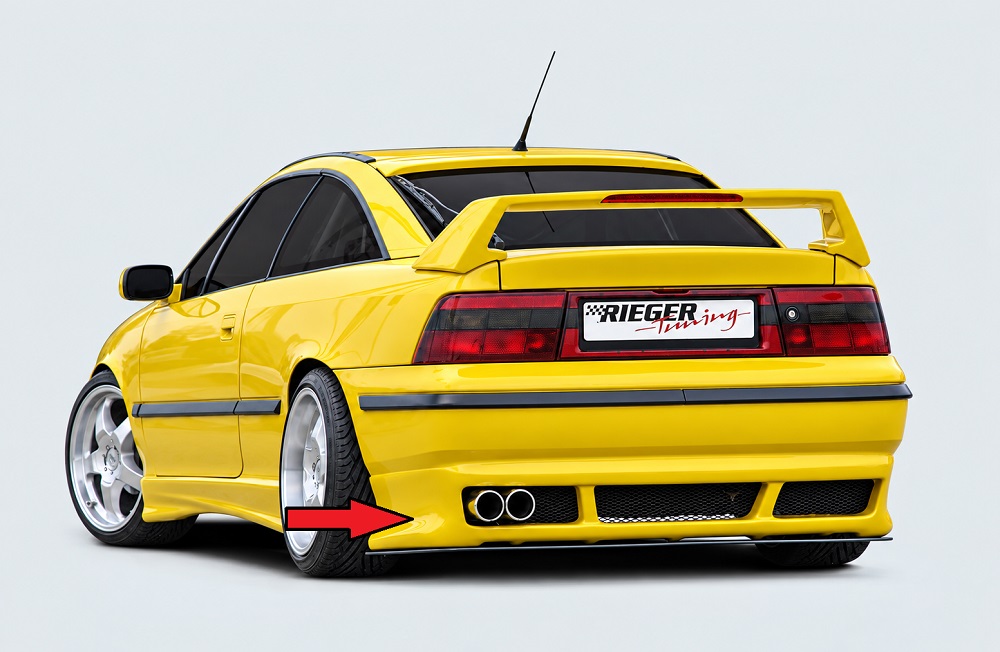 Vauxhall Calibra Rear Lower Apron Deep Version ABS Plastic - Image 2